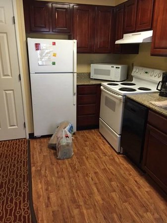 Fully equipped kitchen in suite